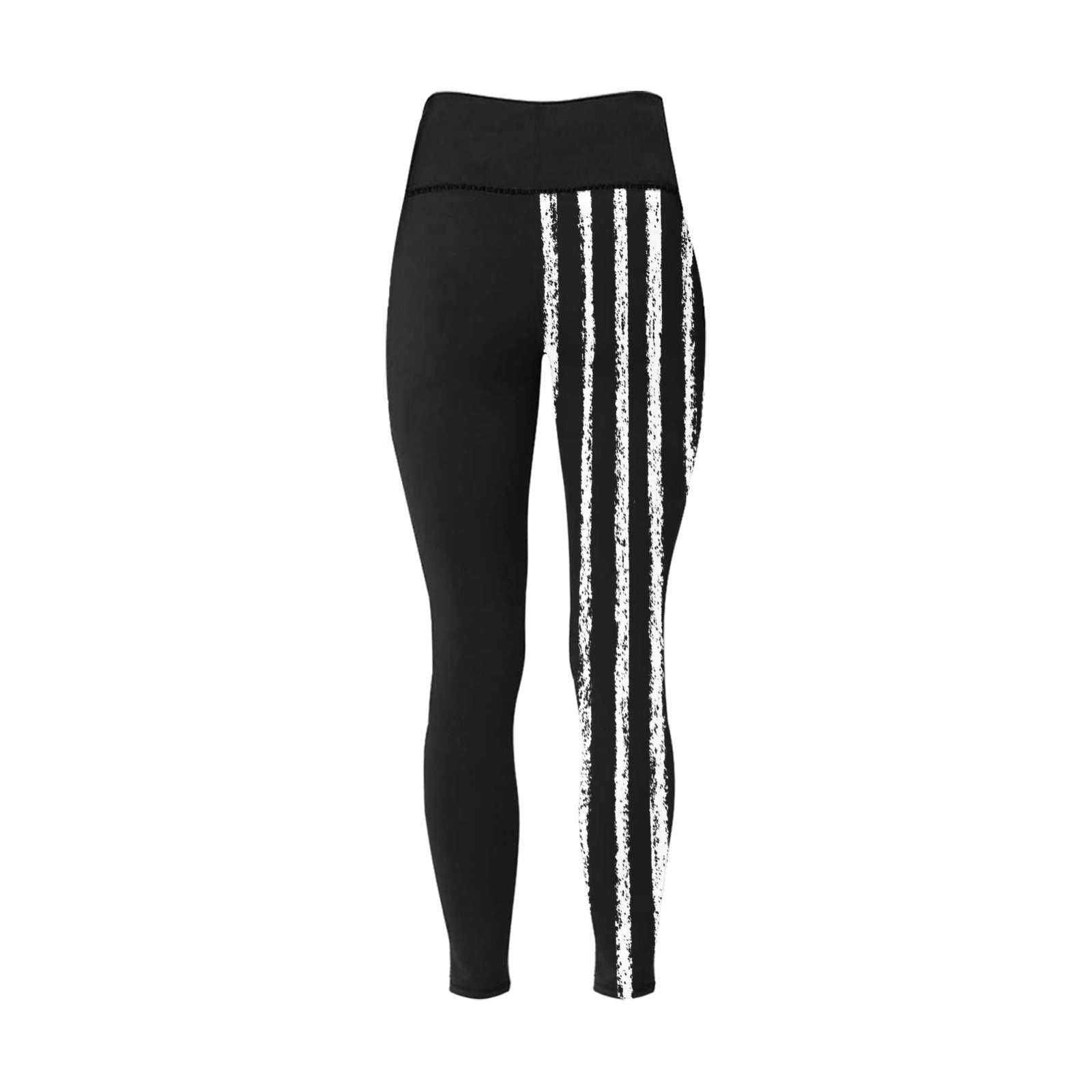 ANTIBrand high‑waisted leggings with rough white stripe design
