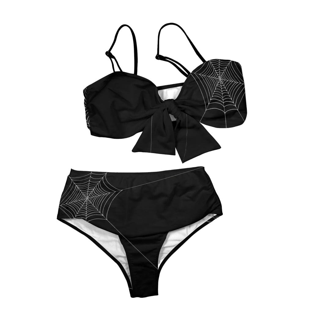 ANITBrand All Caught Up in Your Web Bow Bikini Set