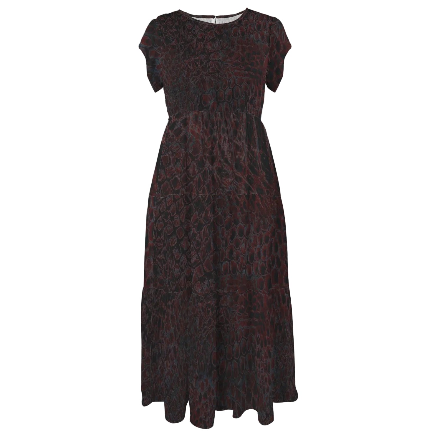 ANTIBrand Wyvern Skin Tiered Maxi Dress