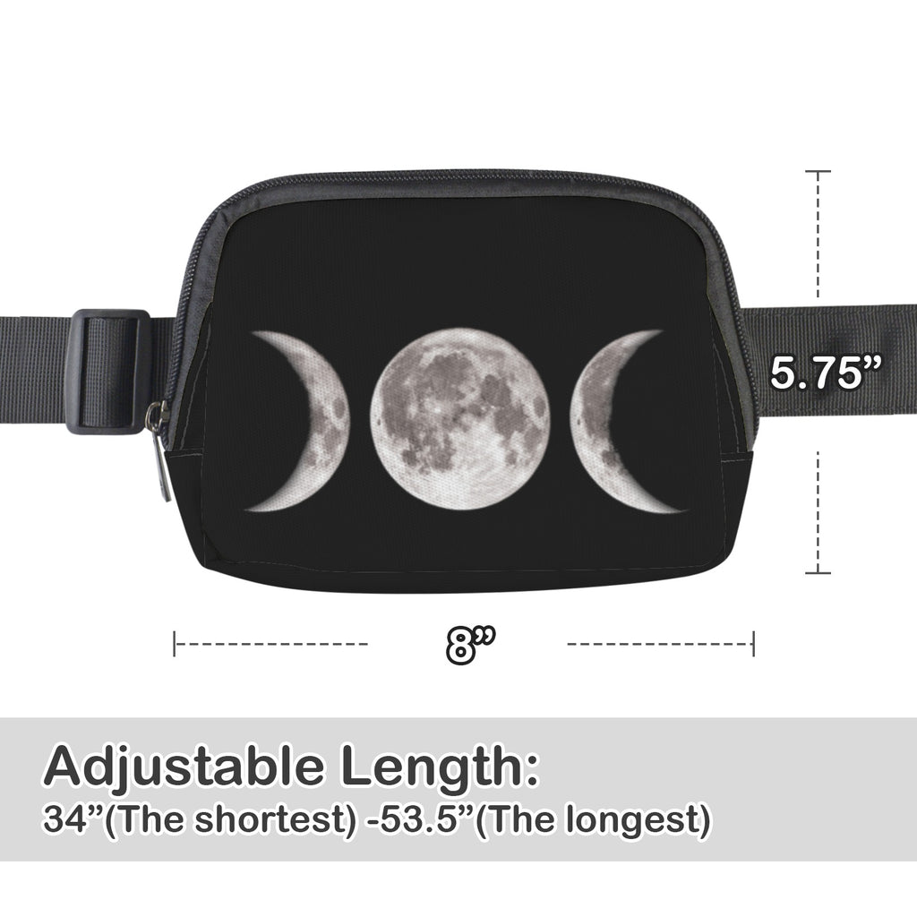 Triple Moon Goddess Belt Bag
