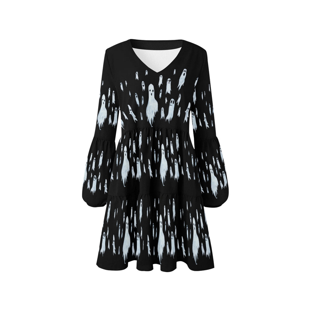 ANTIBrand x DevilBoy Boo Crew Chiffon Layer Dress