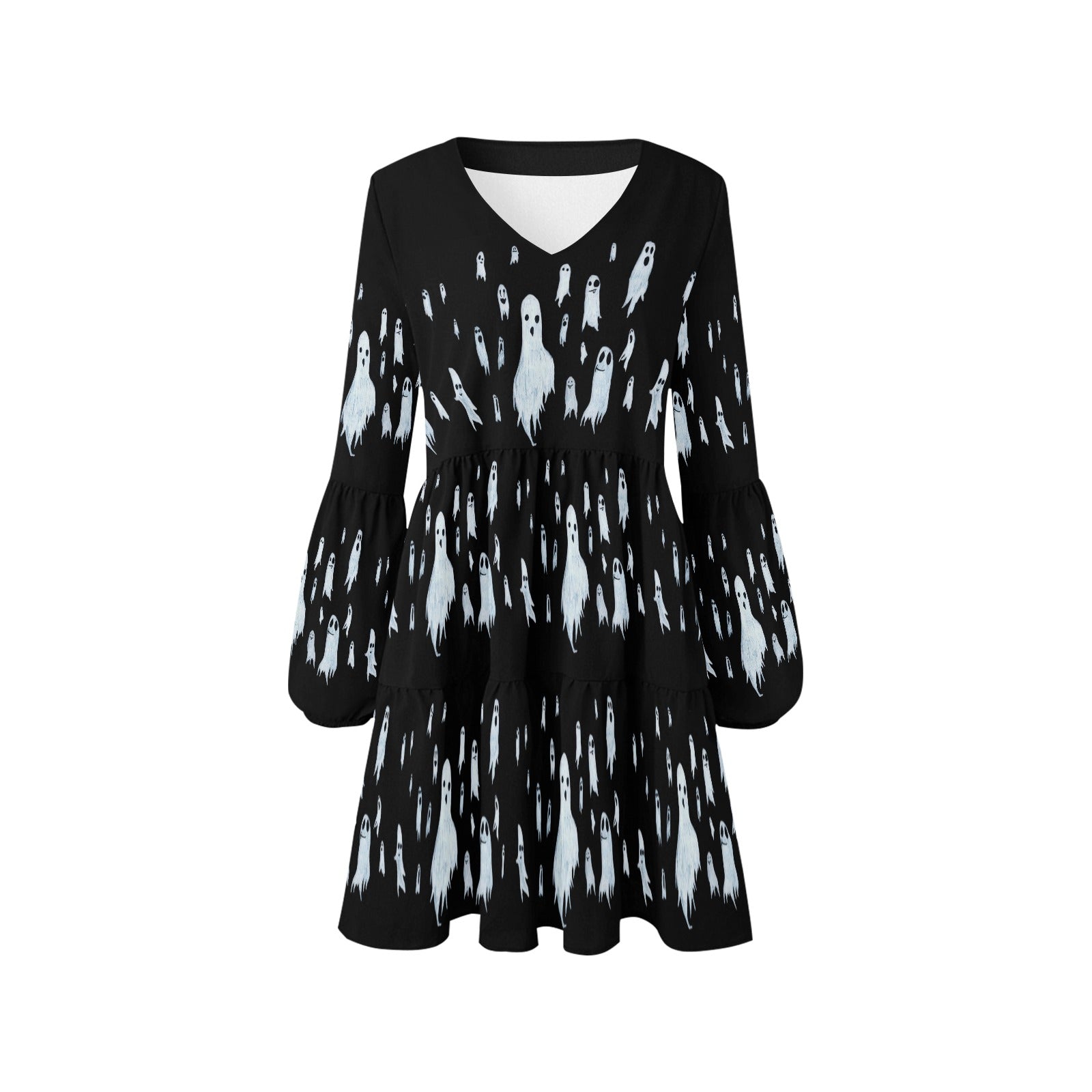 ANTIBrand x DevilBoy Boo Crew Chiffon Layer Dress