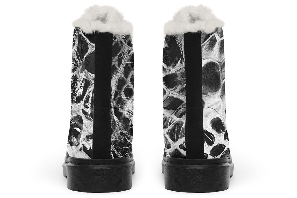 ANTIBrand Shedding Skin Snakeskin Effect Fleece Lined Boots