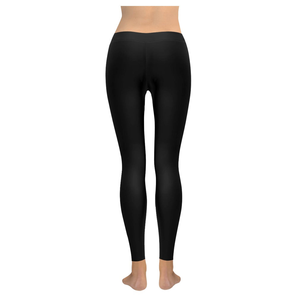 ANTIBrand Night Sigil full-length black leggings with bat motif