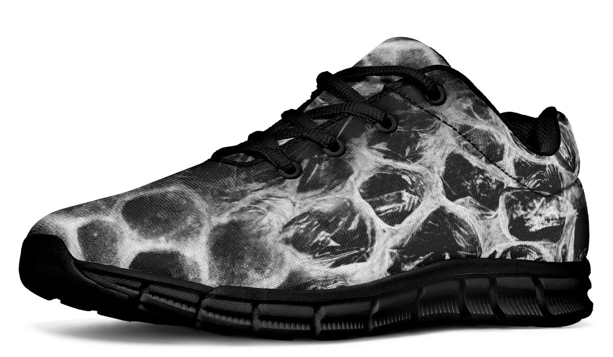 ANTIBrand Snakeskin Effect Active Trainers - Gothic Lightweight Sports Sneakers