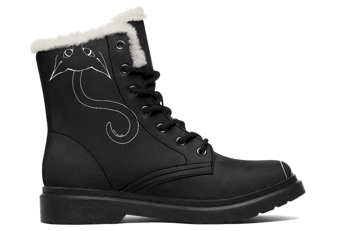 ANTIBrand Peekaboo Kitten Fleece Lined Boots