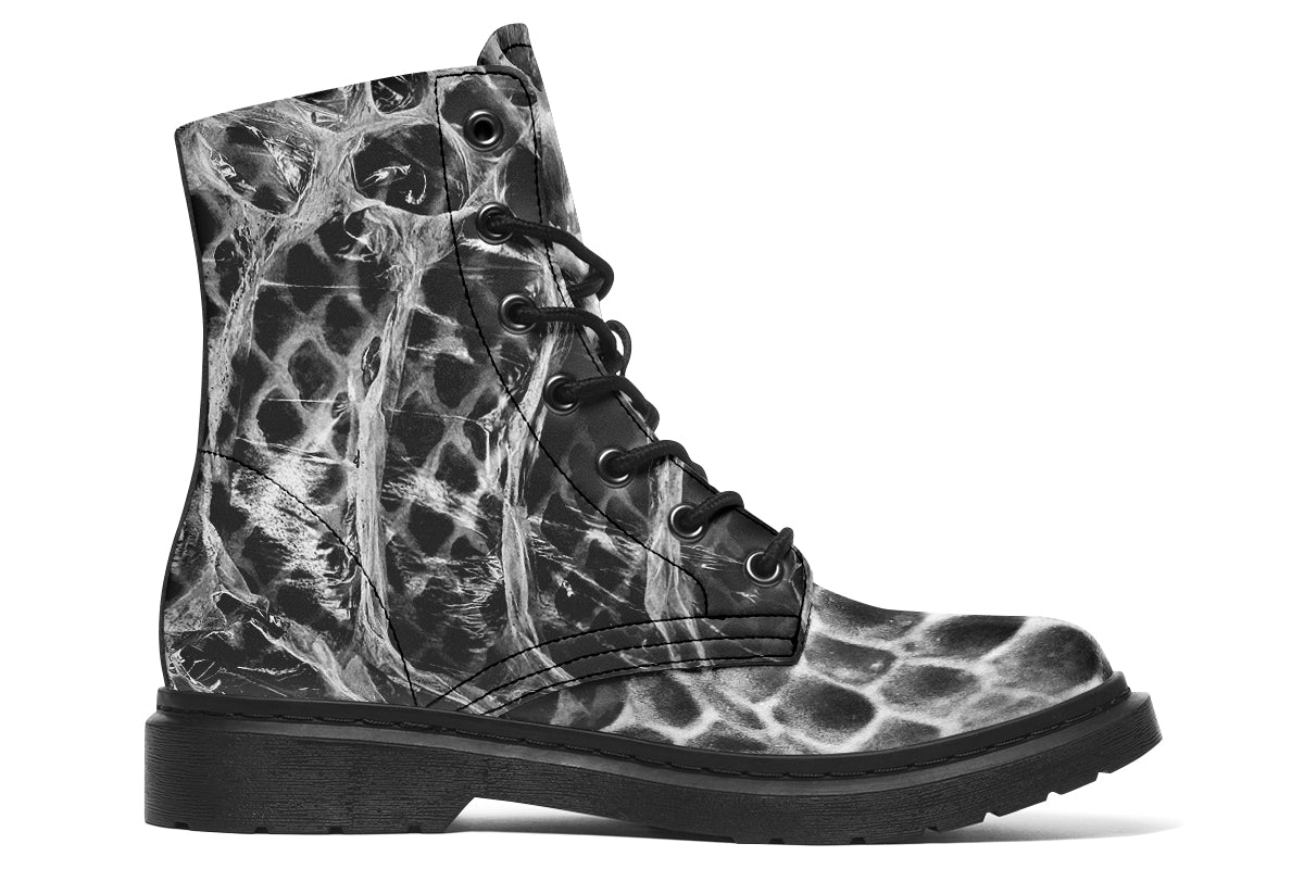 ANTIBrand Shedding Skin Snakeskin Effect Boots