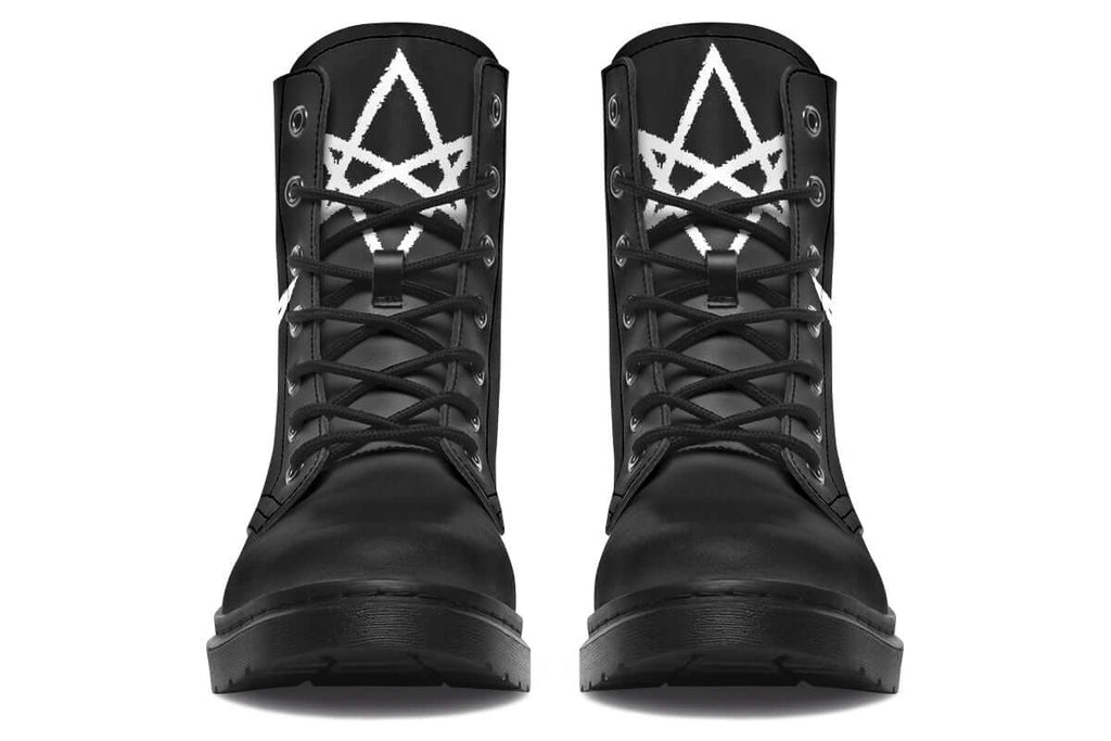 Unicursal Hexagram Vegan Boots – ANTIBrand