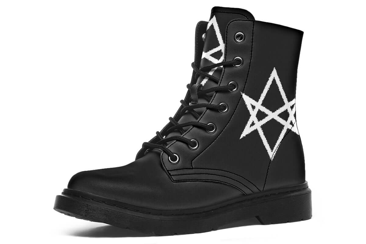 Unicursal Hexagram Vegan Boots – ANTIBrand